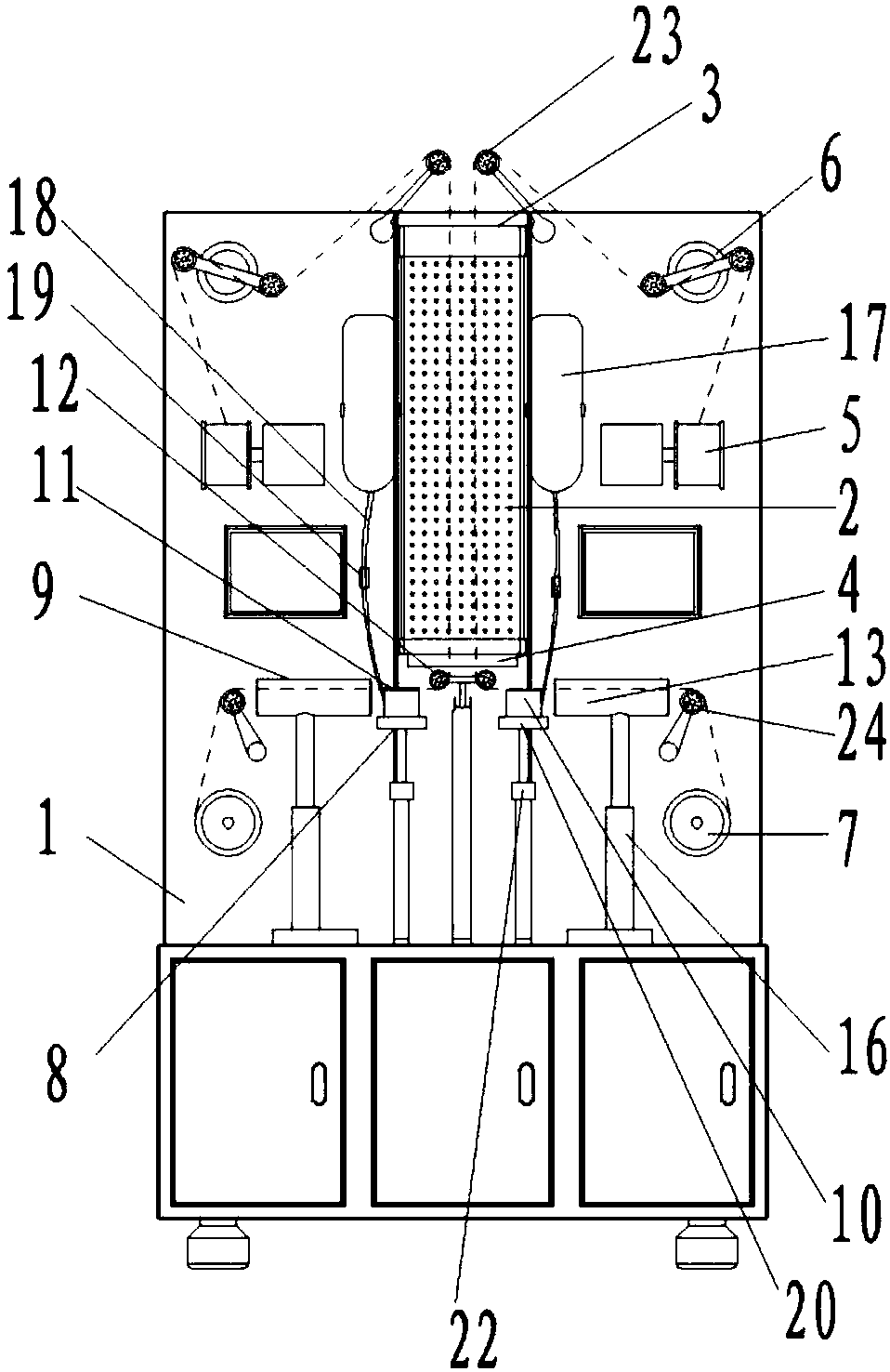 Vertical annealing furnace for bonding wire