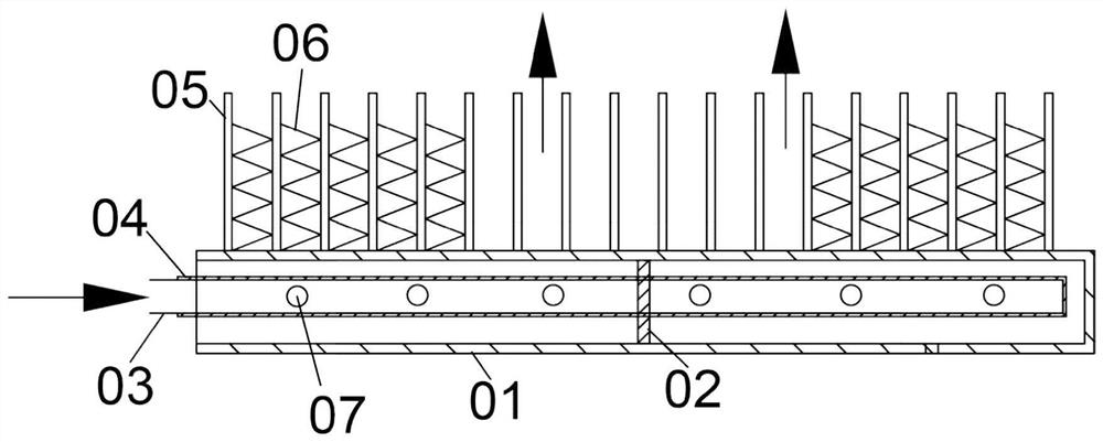 Micro-channel evaporator and working method thereof