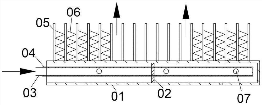 Micro-channel evaporator and working method thereof