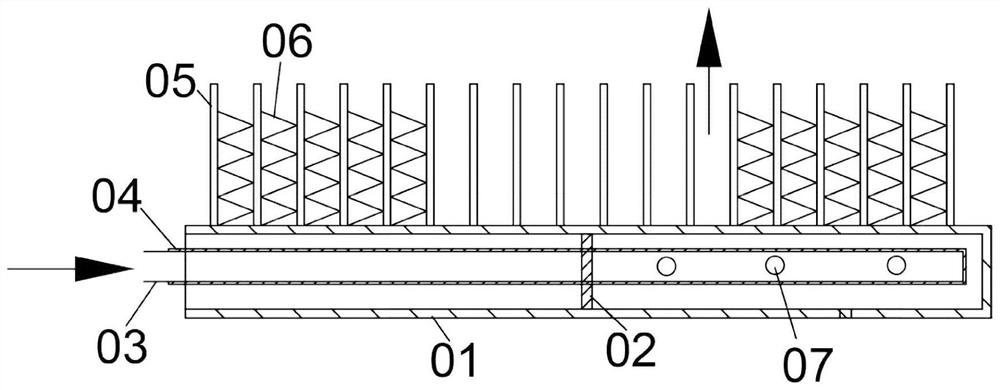 Micro-channel evaporator and working method thereof