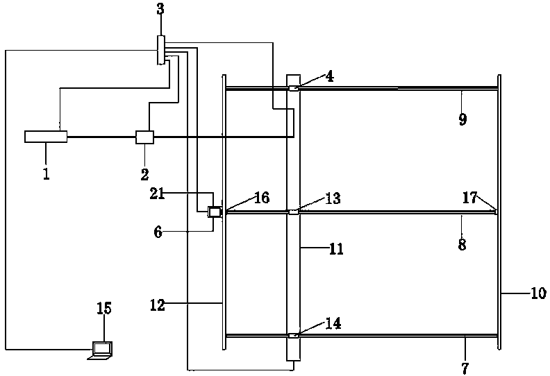 Indoor rainfall simulation experiment device