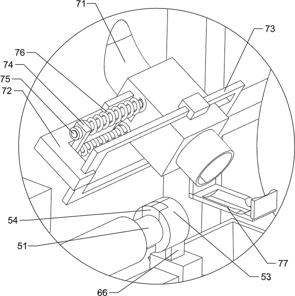 Push type steel ball polishing device