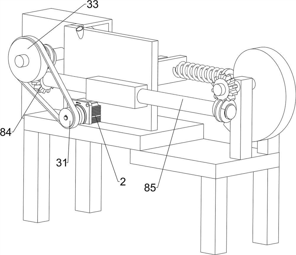 Push type steel ball polishing device