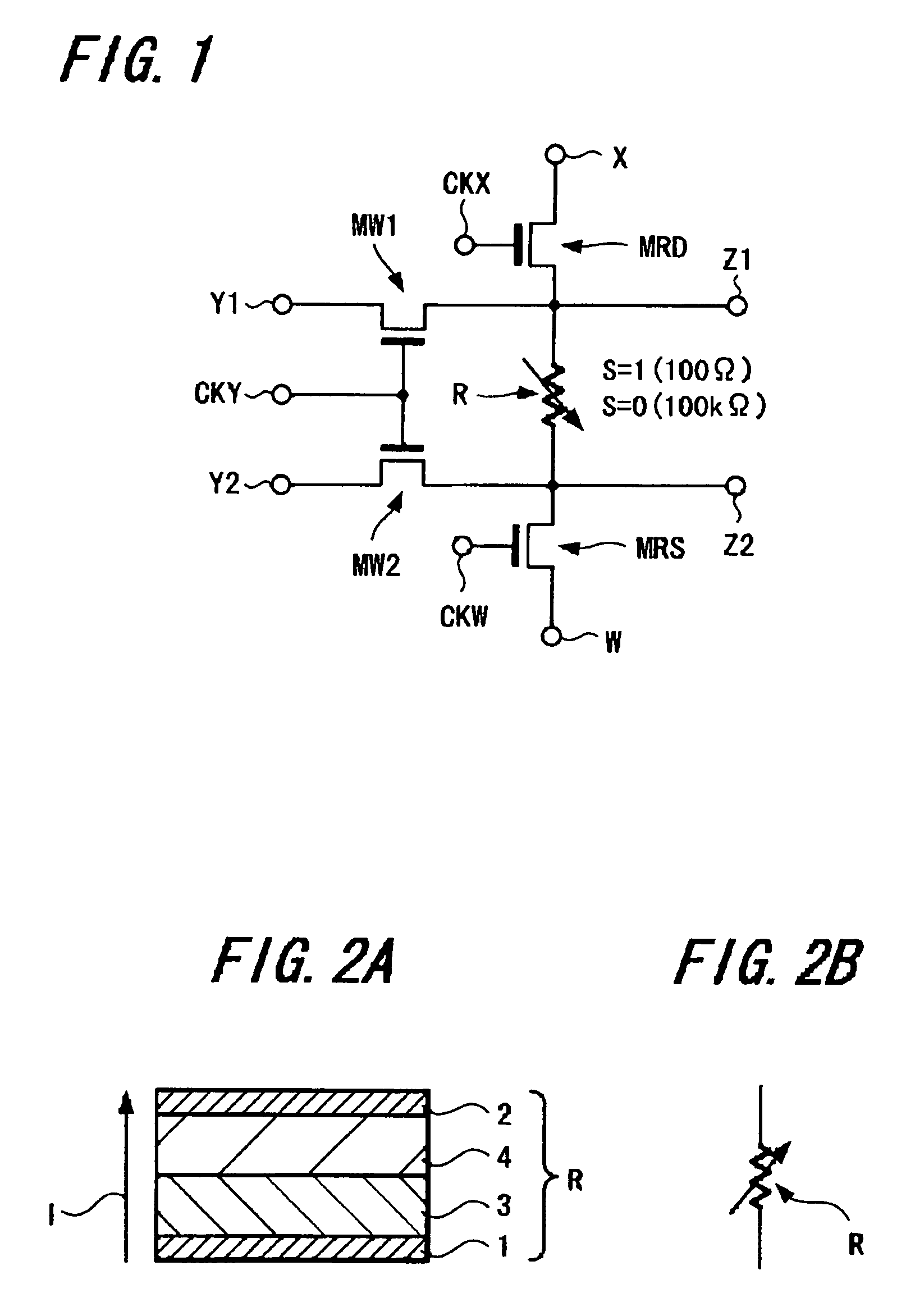 Arithmetic circuit integrated with a variable resistance memory element