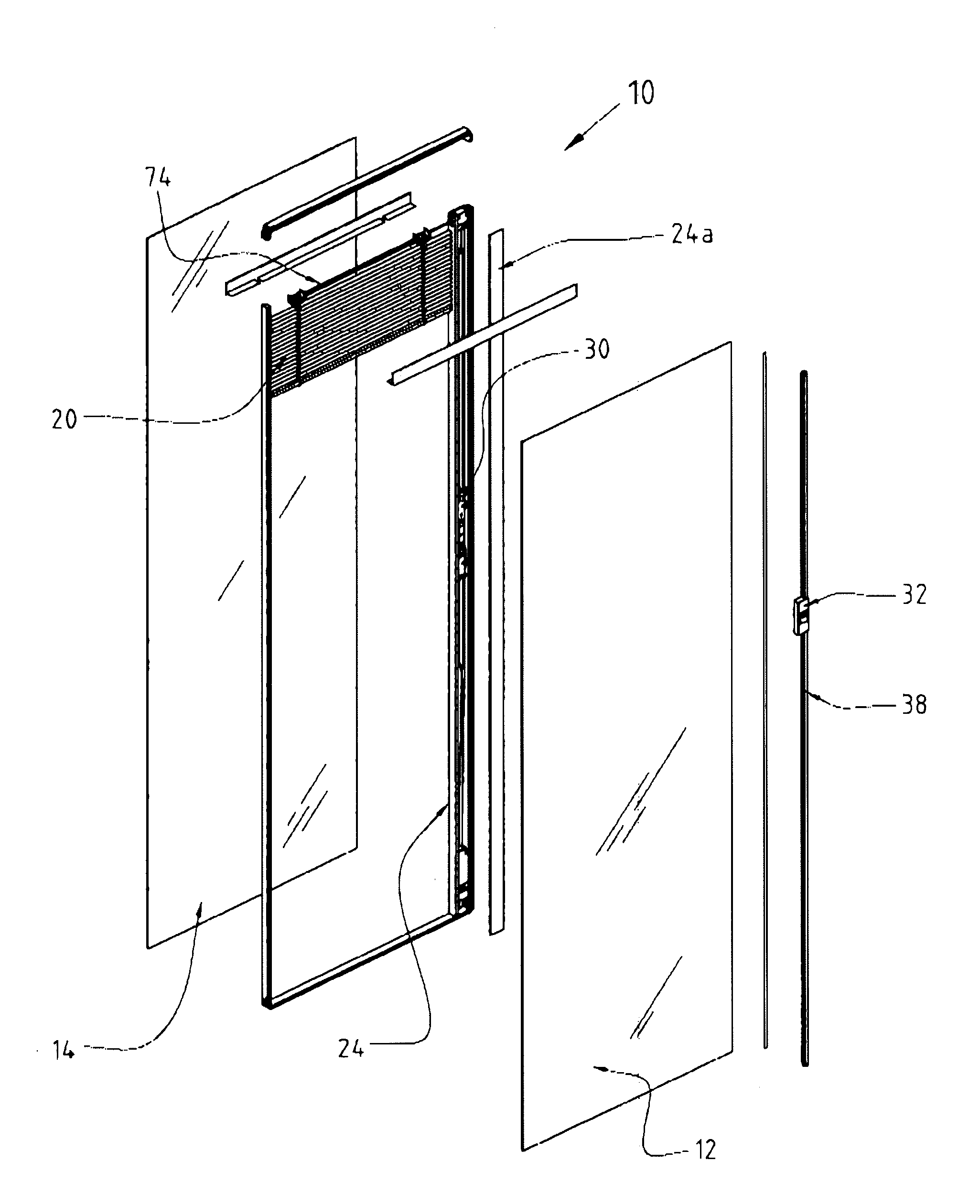 Magnetic tilt and raise/lower mechanisms for a venetian blind