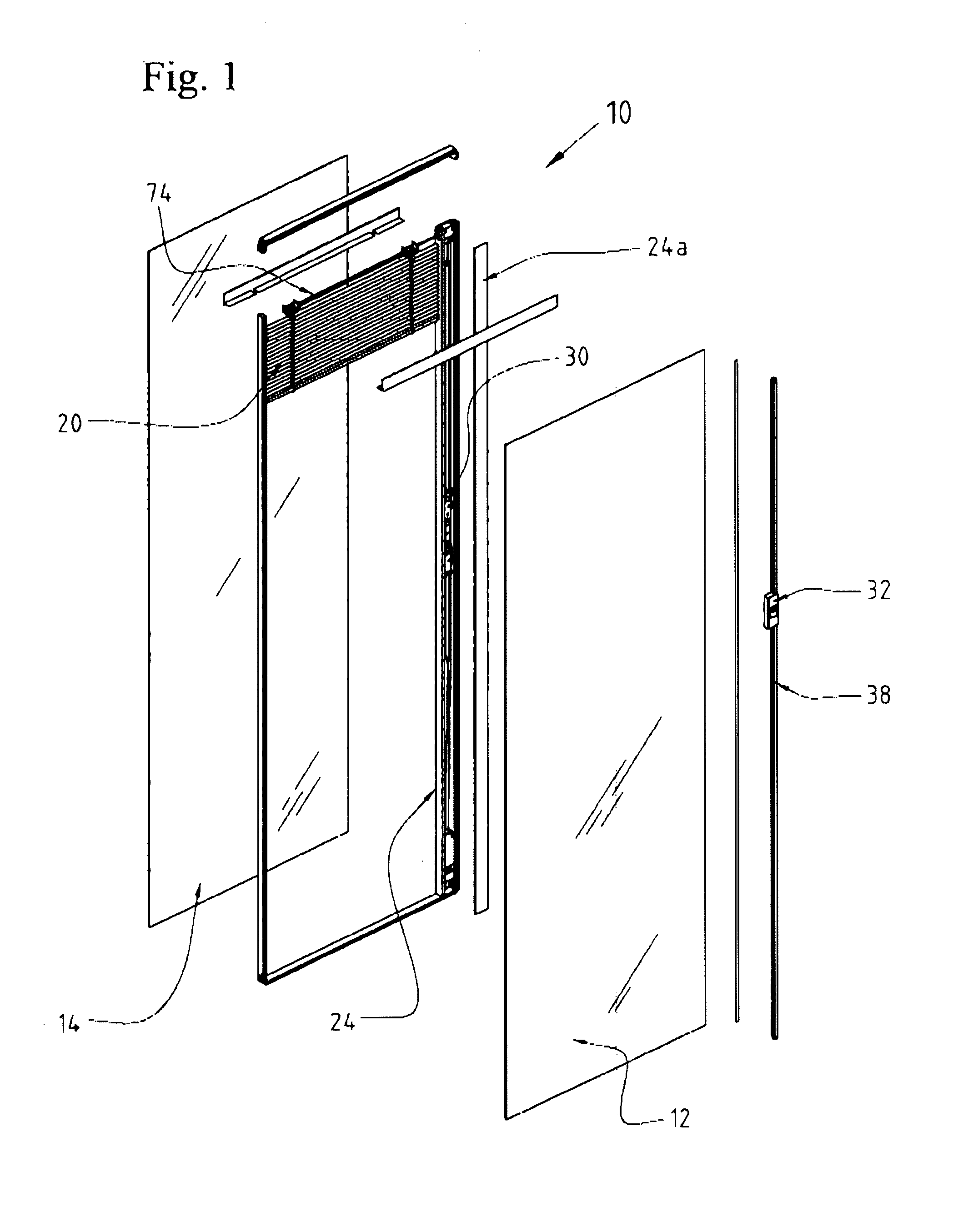 Magnetic tilt and raise/lower mechanisms for a venetian blind