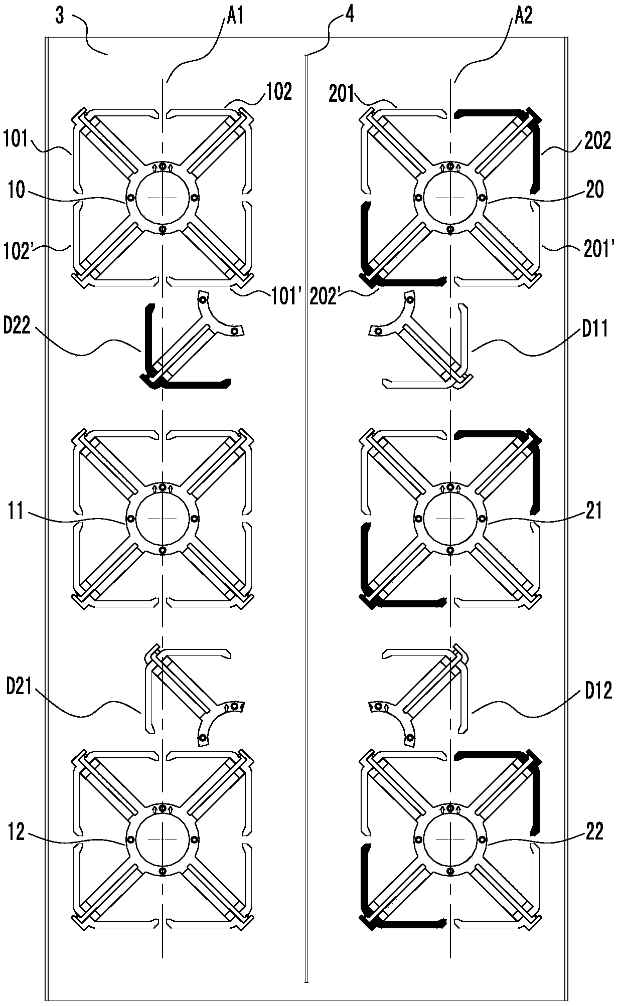 Antenna array and multi-port antenna