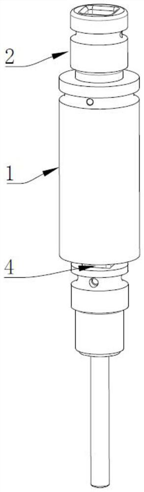 Anti-seizure screw tightening extension rod