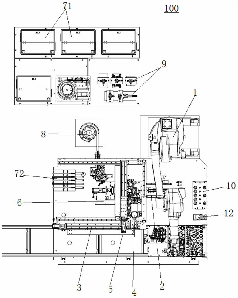 Automatic assembly mechanism and assembly method for engine accessories for aerospace