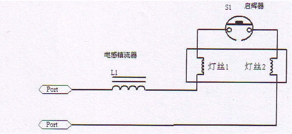 Light-emitted diode (LED) daylight lamp power source compatible with fluorescent lamp system