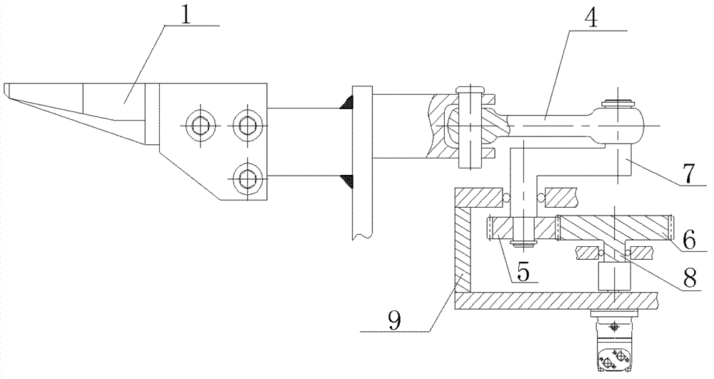 Excavating and shoveling buffer transmission device of lump coal shovel