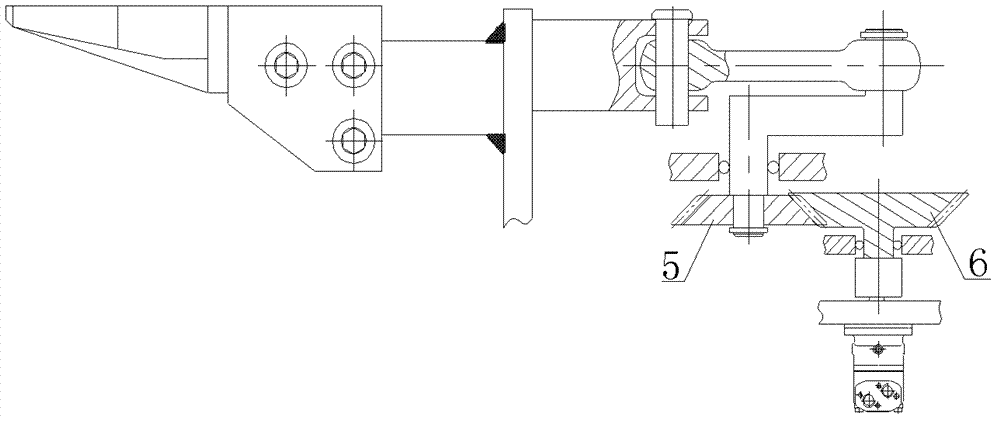 Excavating and shoveling buffer transmission device of lump coal shovel