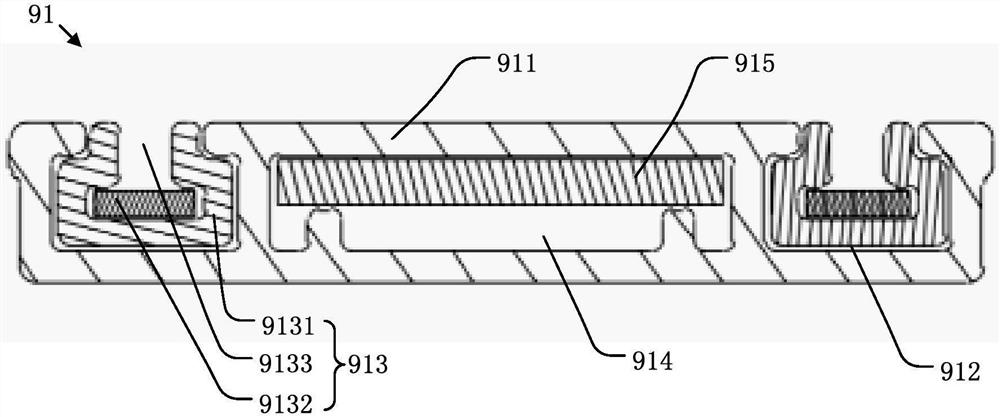 Magnetic conductive track and lighting equipment