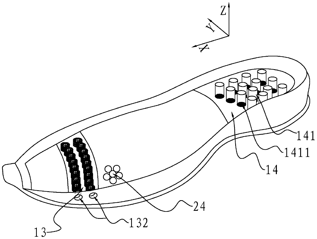 A kind of multifunctional and comfortable sports shoe sole