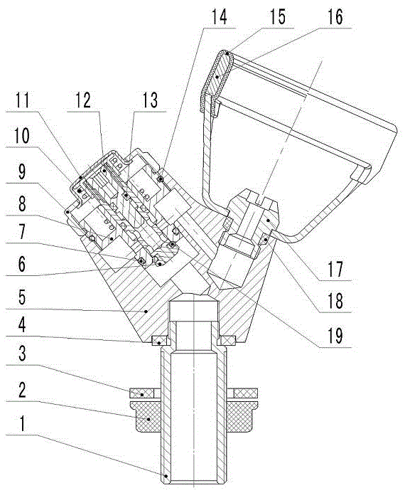 Flow regulating drinking water faucet