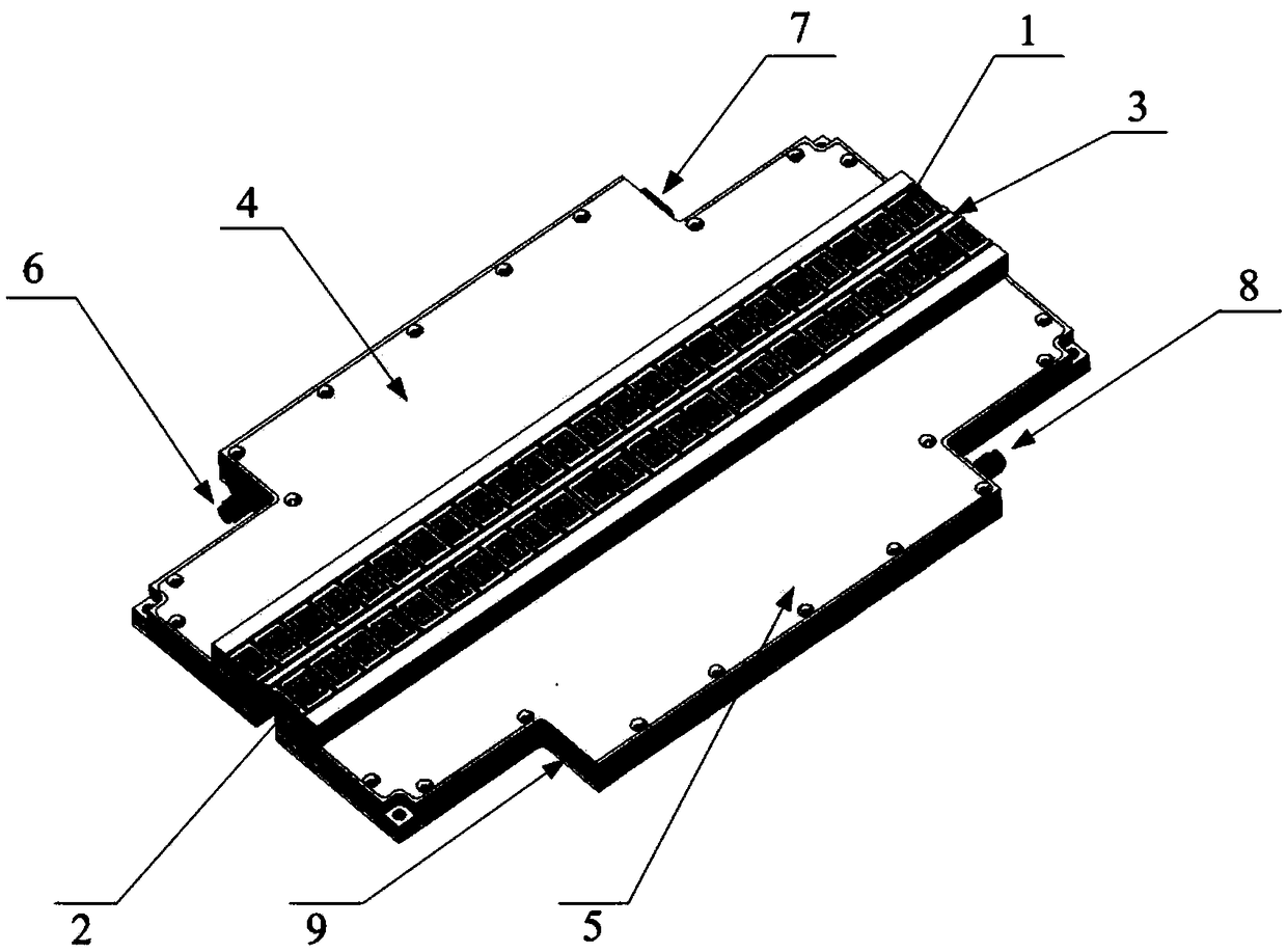 Transceiving switch antenna array module for active millimeter wave imaging system