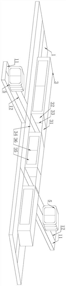 A rail vehicle traffic system