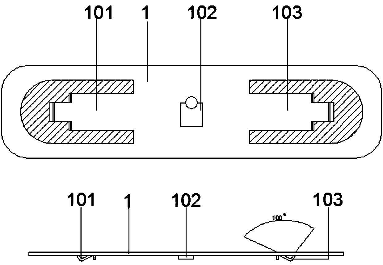 Metal ceiling support connecting piece