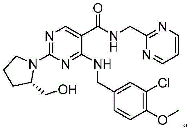 Avanafil intermediate as well as preparation method and application thereof