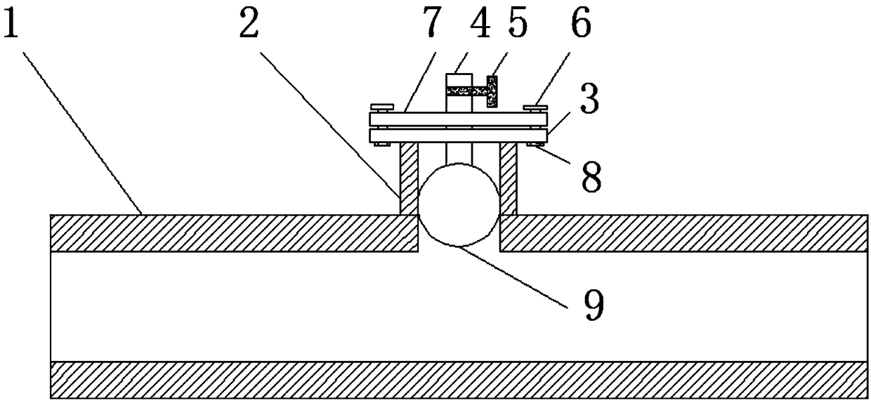 PE pipe opening blocking device