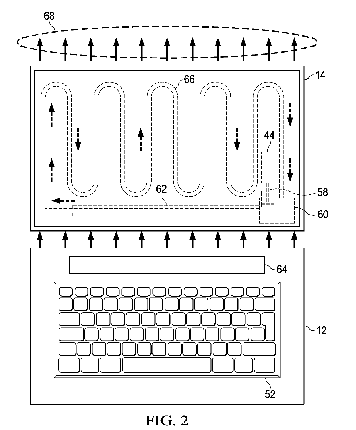 Information handling system dynamic thermaltransfer control