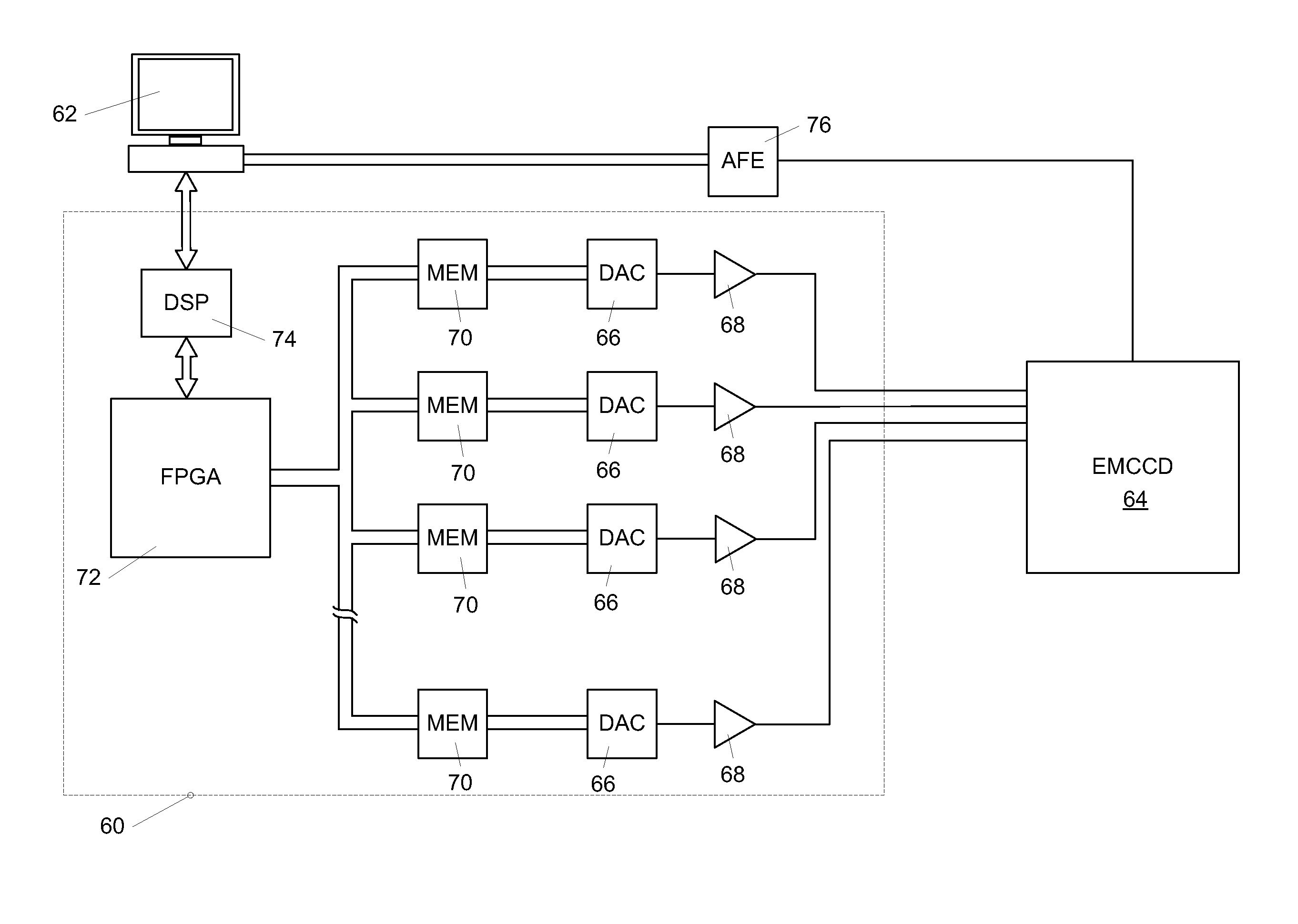 Apparatus and method for low noise imaging