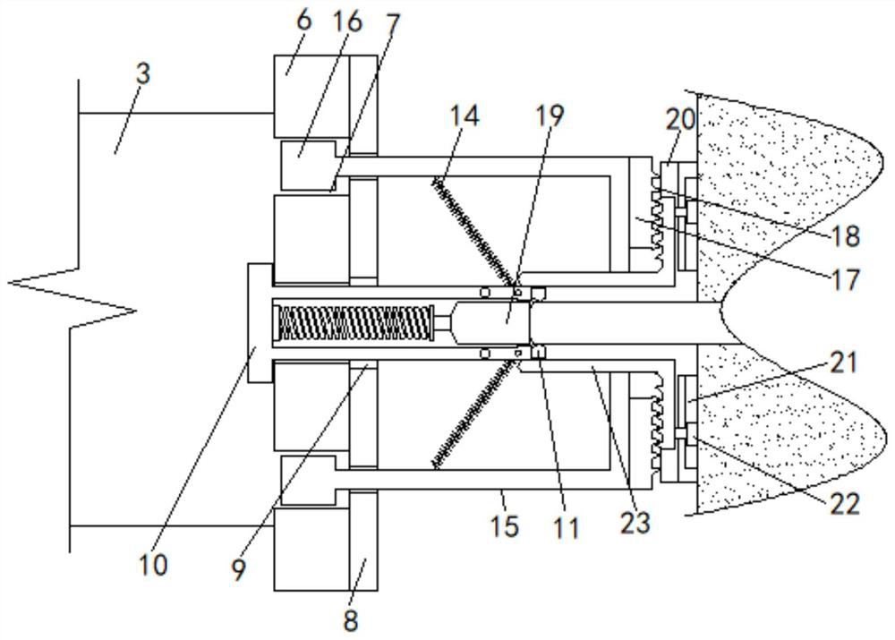 Electric stirrer supporting device adaptable to different sizes