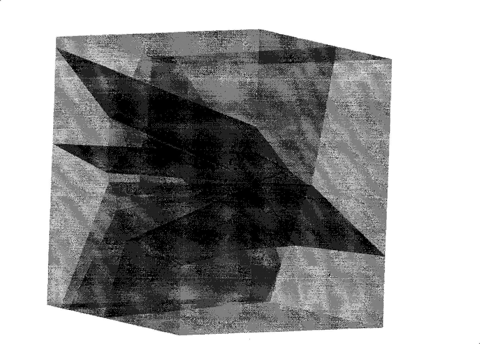 Three-dimensional dispersion point cloud topological neighbor data query method