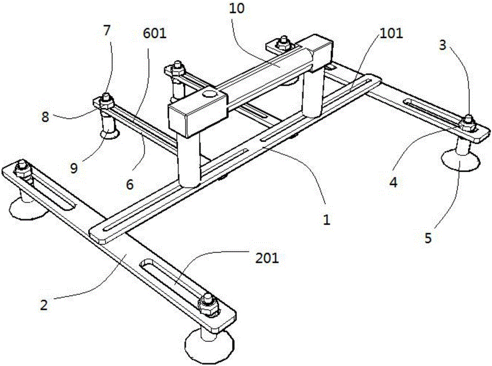 Vacuum sucker tool used for liquid crystal panels