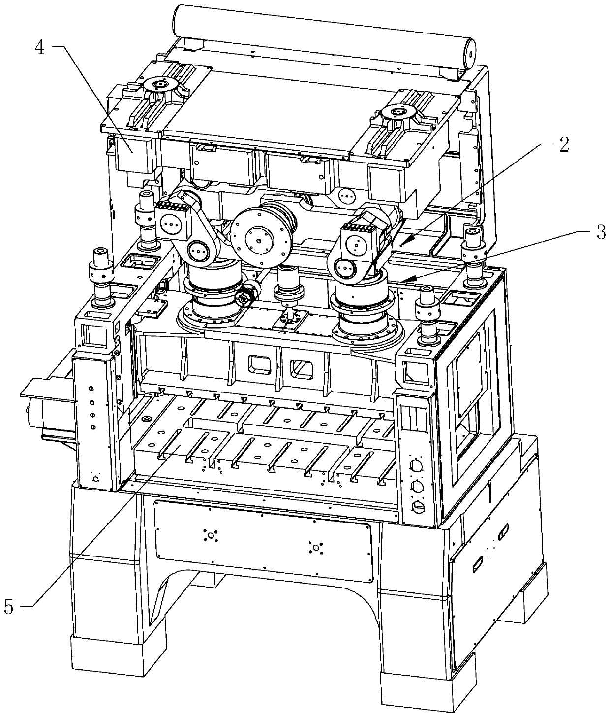 Knuckle type precision punching machine