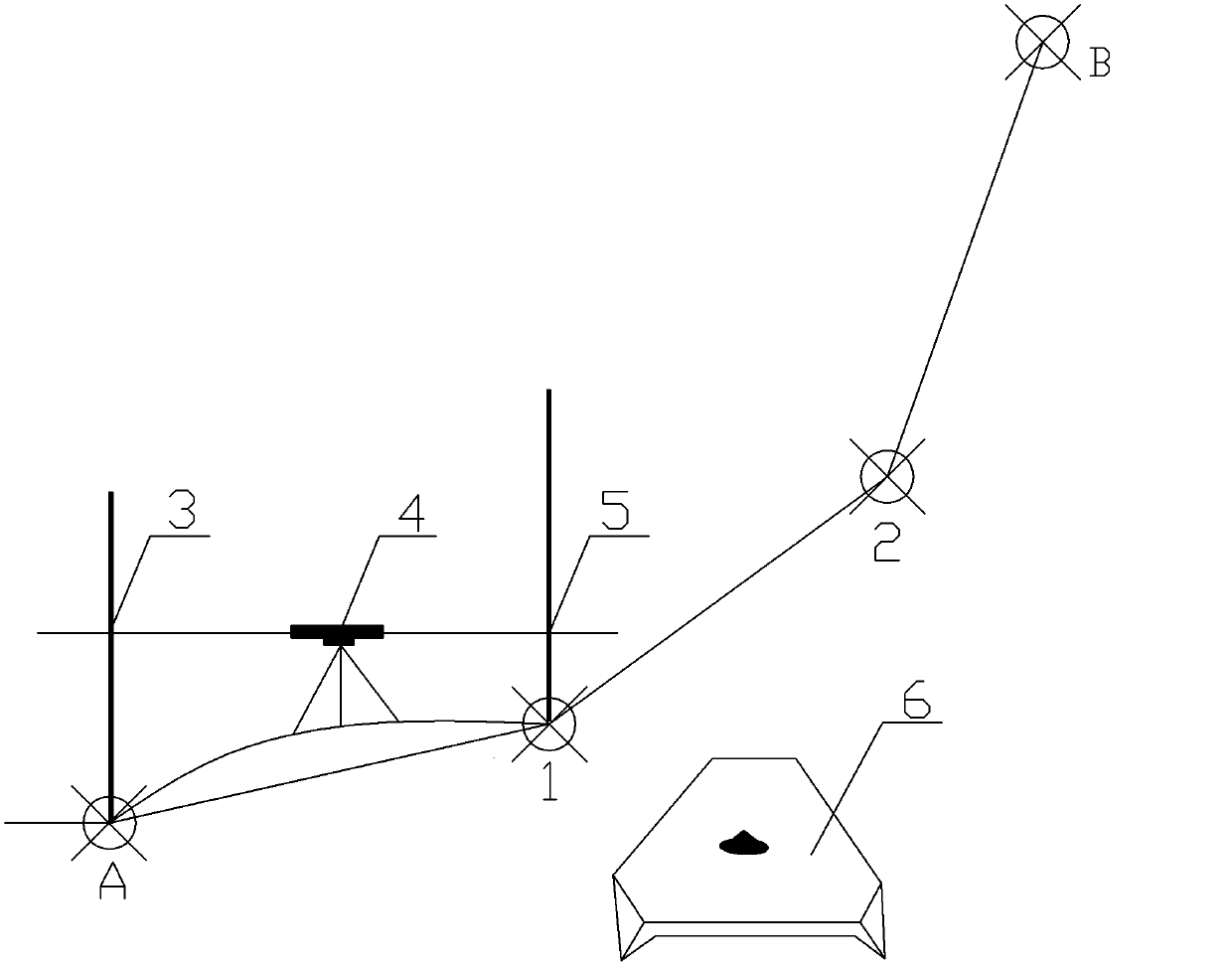 Double-person reading method for improving accuracy of leveling measurement