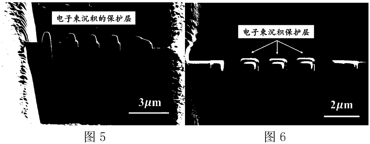 Method for preparing micro-nanostructure sample by using focused ion beam scanning electron microscope double beam system