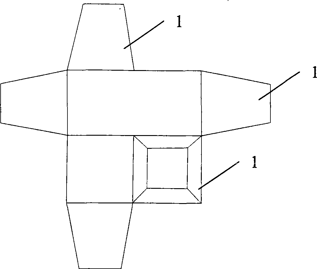 Triple type wave breaker block