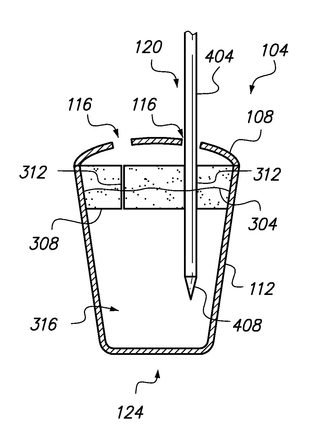 Writing implement sanitizer and method of sanitization therefor