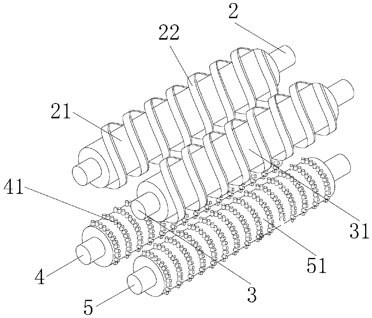 Cleaning and shelling device for camellia seeds