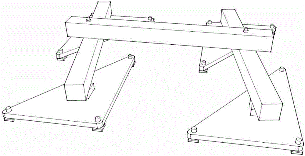 Device and method for testing progressive collapse performances of concrete plate-column structure