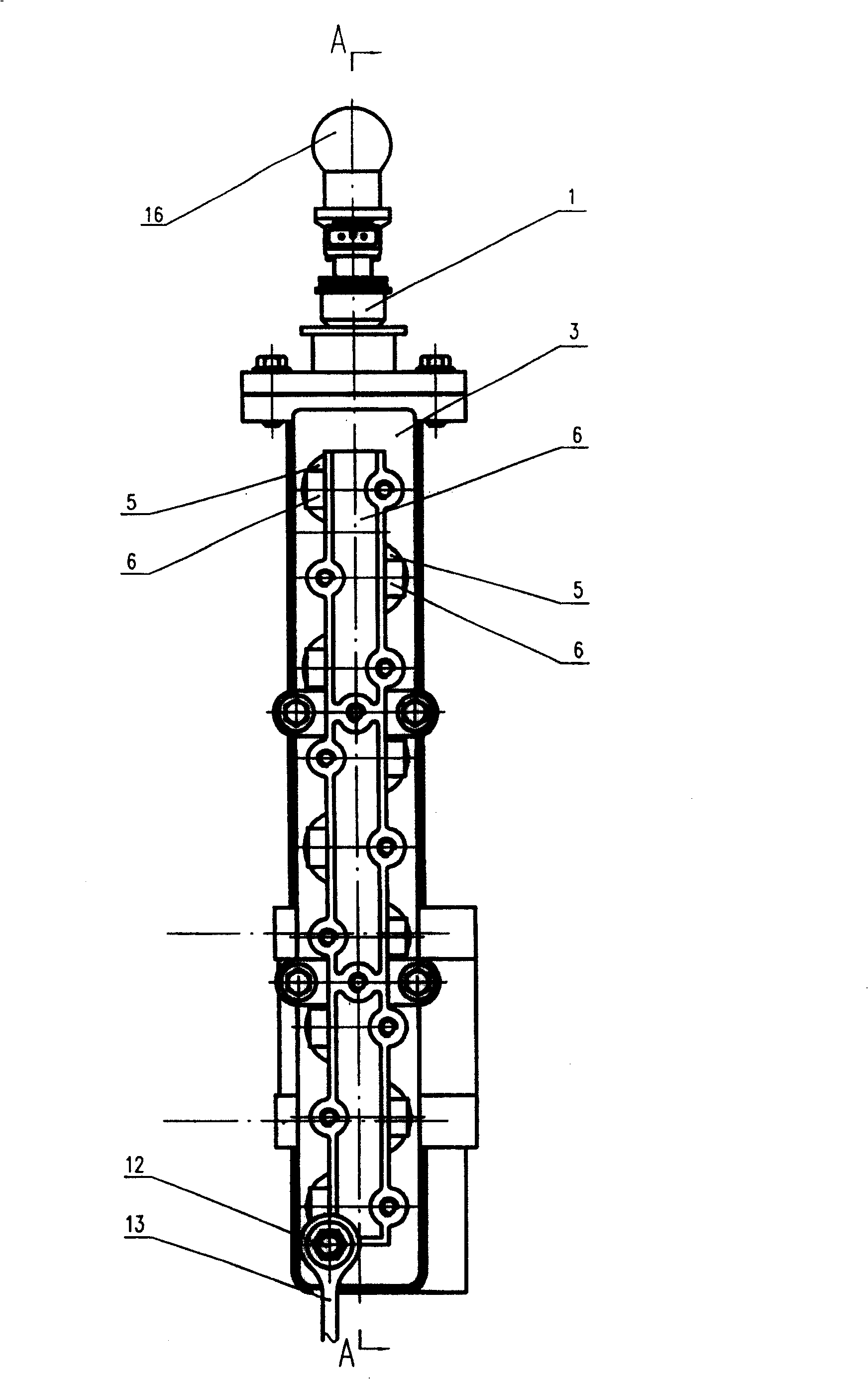 Heating to conatant temperature type equipment for reloading methanol