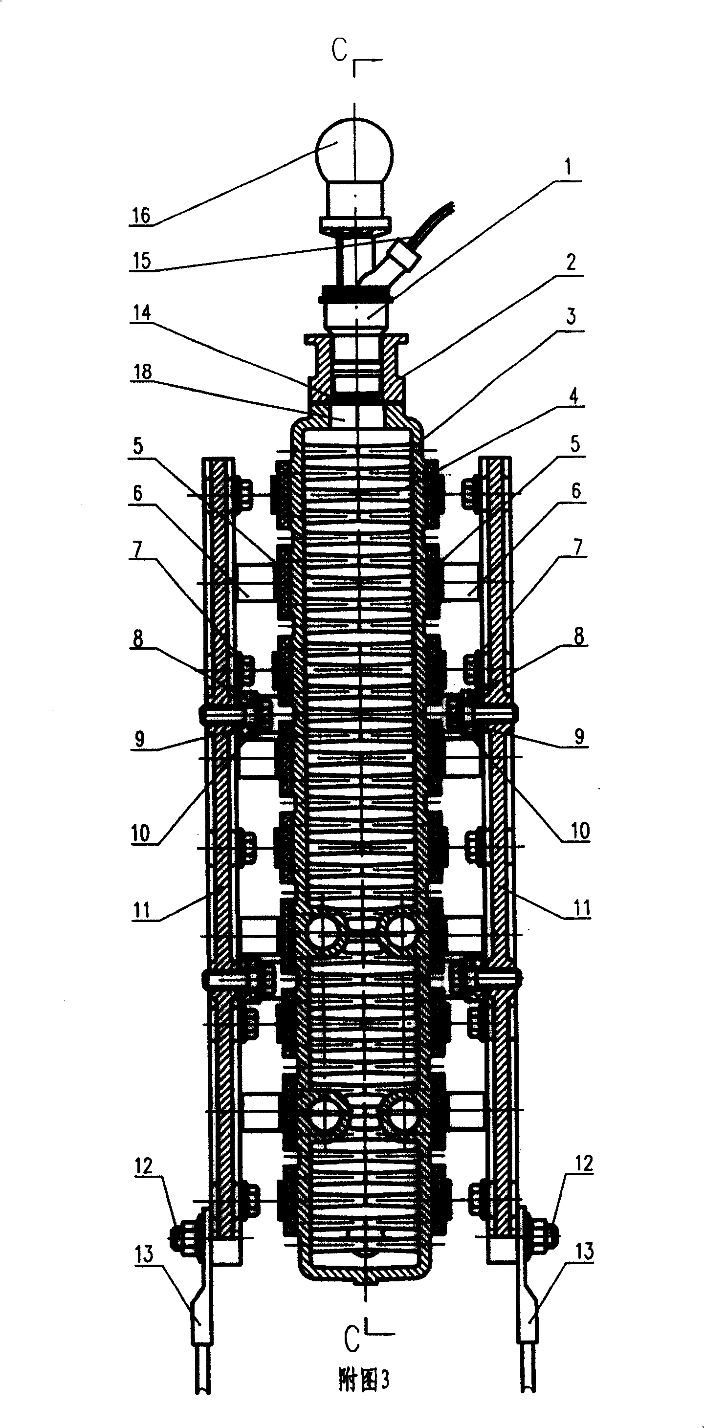 Heating to conatant temperature type equipment for reloading methanol