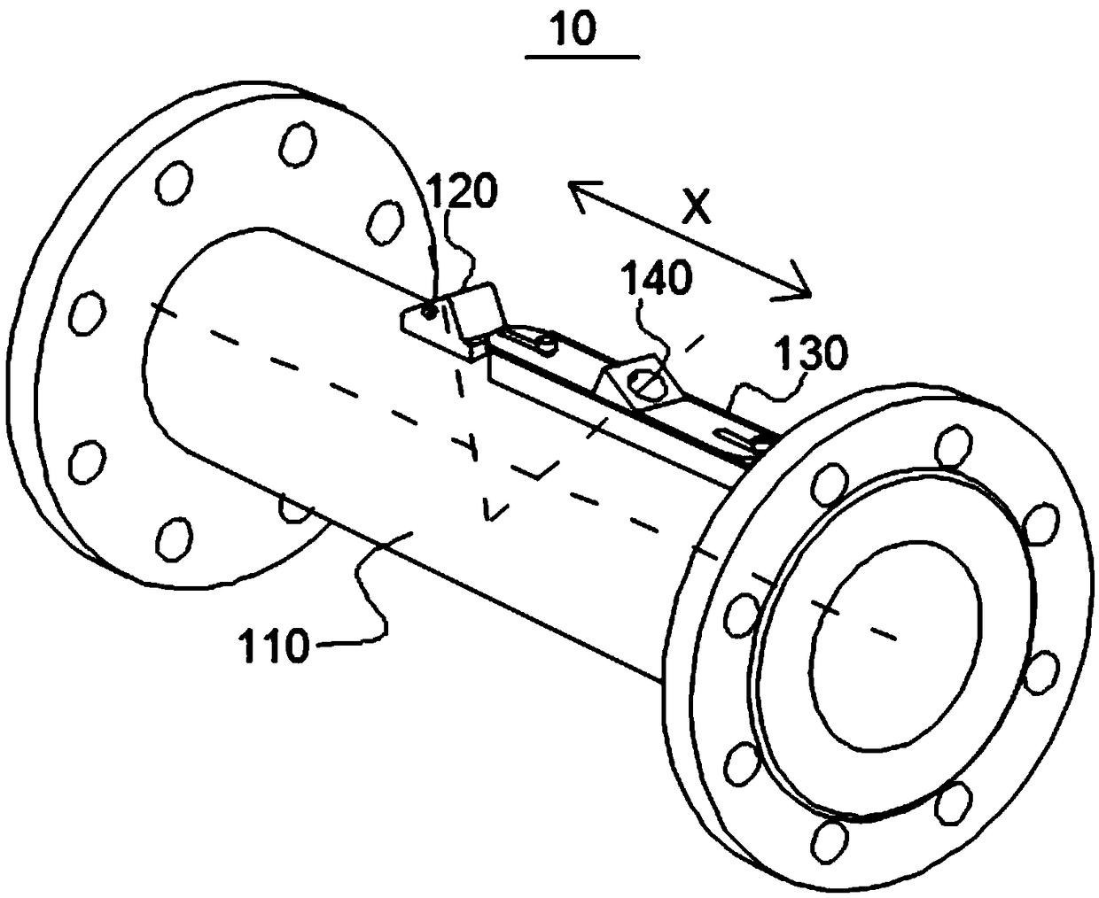 Ultrasound flowmeter and method for regulating transducers