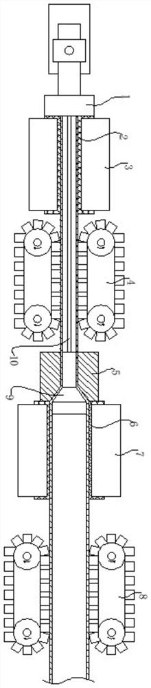 Preparation process of biaxial orientation polyvinyl chloride (PVC)-U pipe