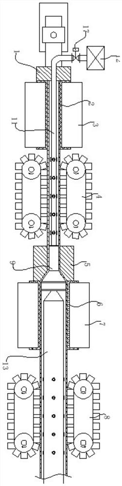 Preparation process of biaxial orientation polyvinyl chloride (PVC)-U pipe