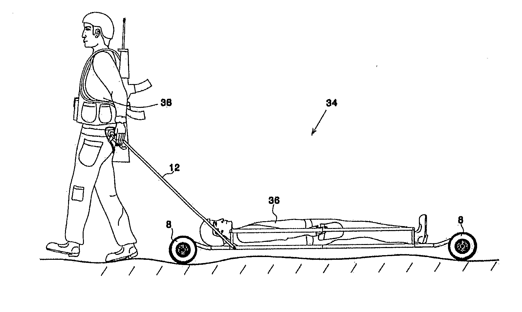 Collapsible Wheeled Stretcher