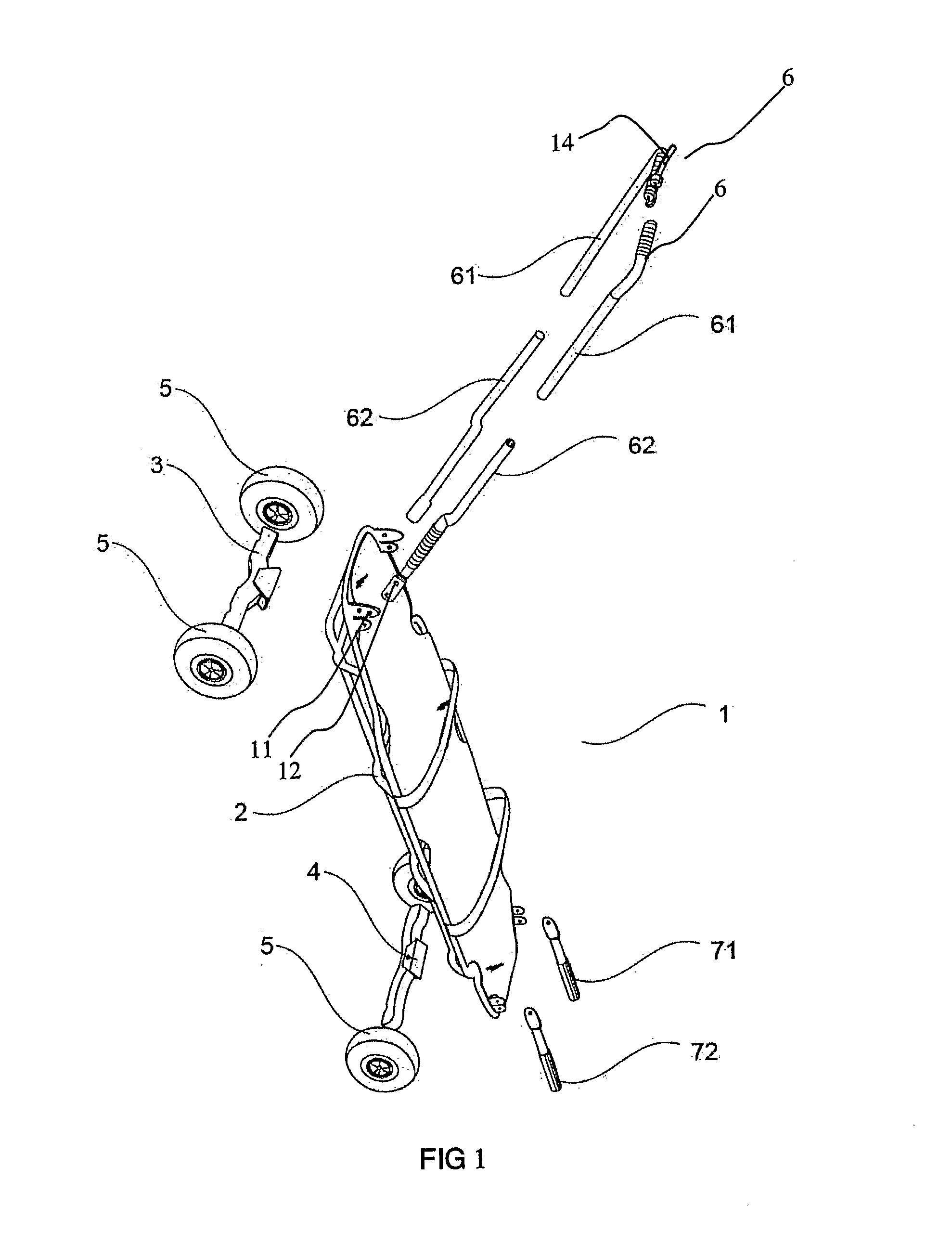 Collapsible Wheeled Stretcher