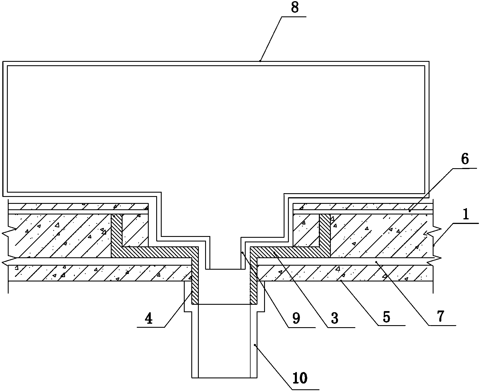 Anti-seepage floor slab and anti-seepage construction method