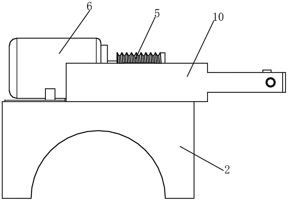 Induction arm telescopic rack of intelligent auxiliary locating and indicating vehicle