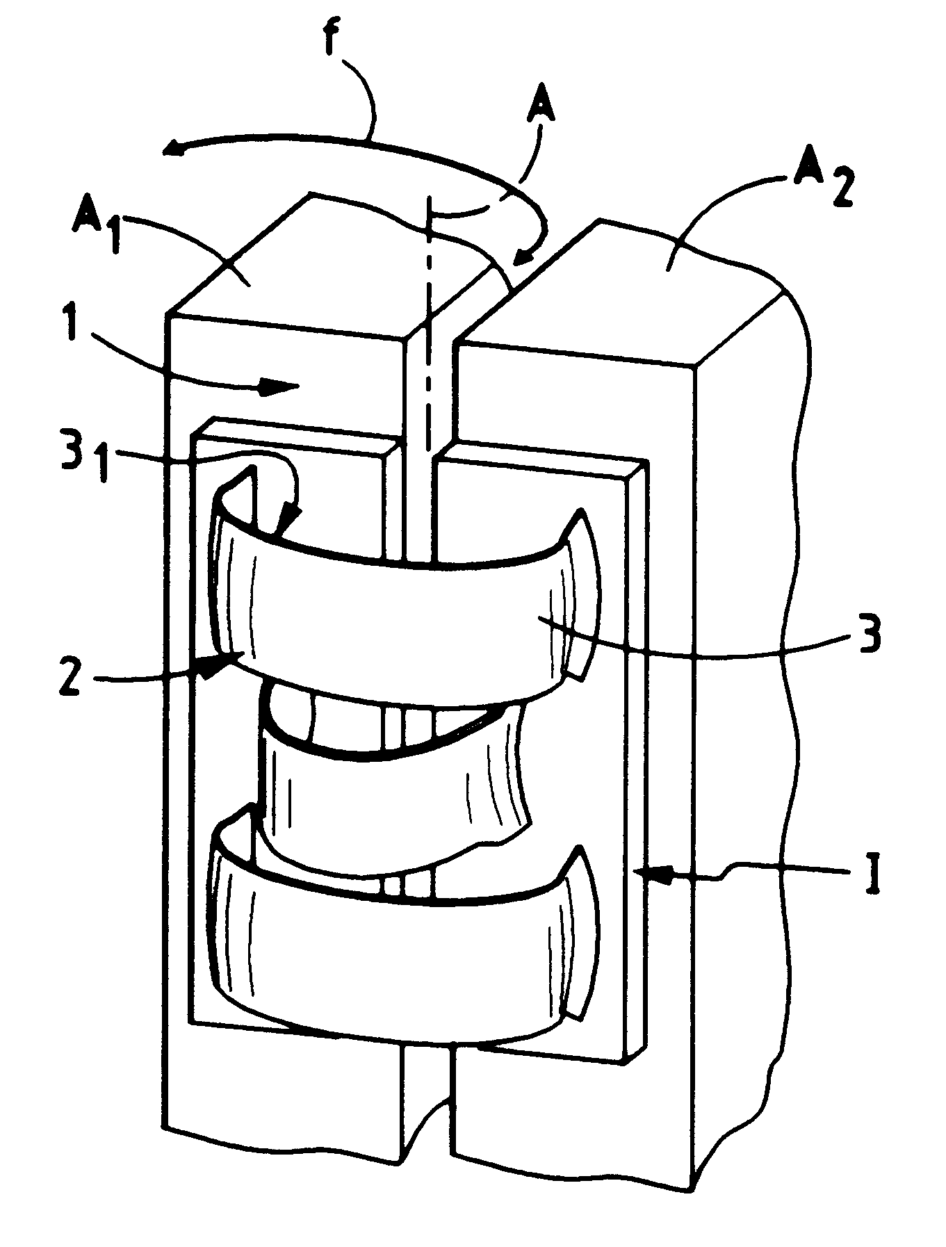 Self-driving, self-locking and damping hinge strap, and a hinge fitted with such straps