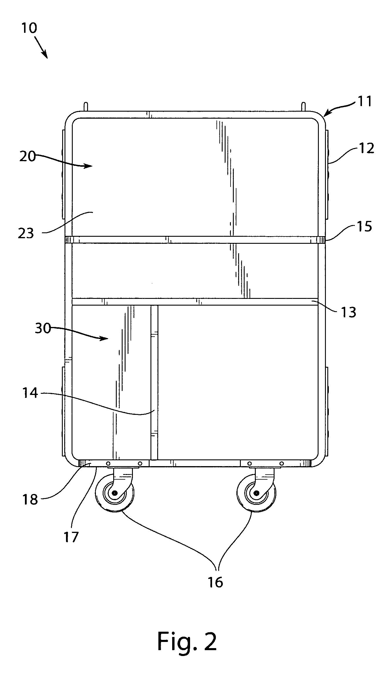 Voter terminal storage and transport cart