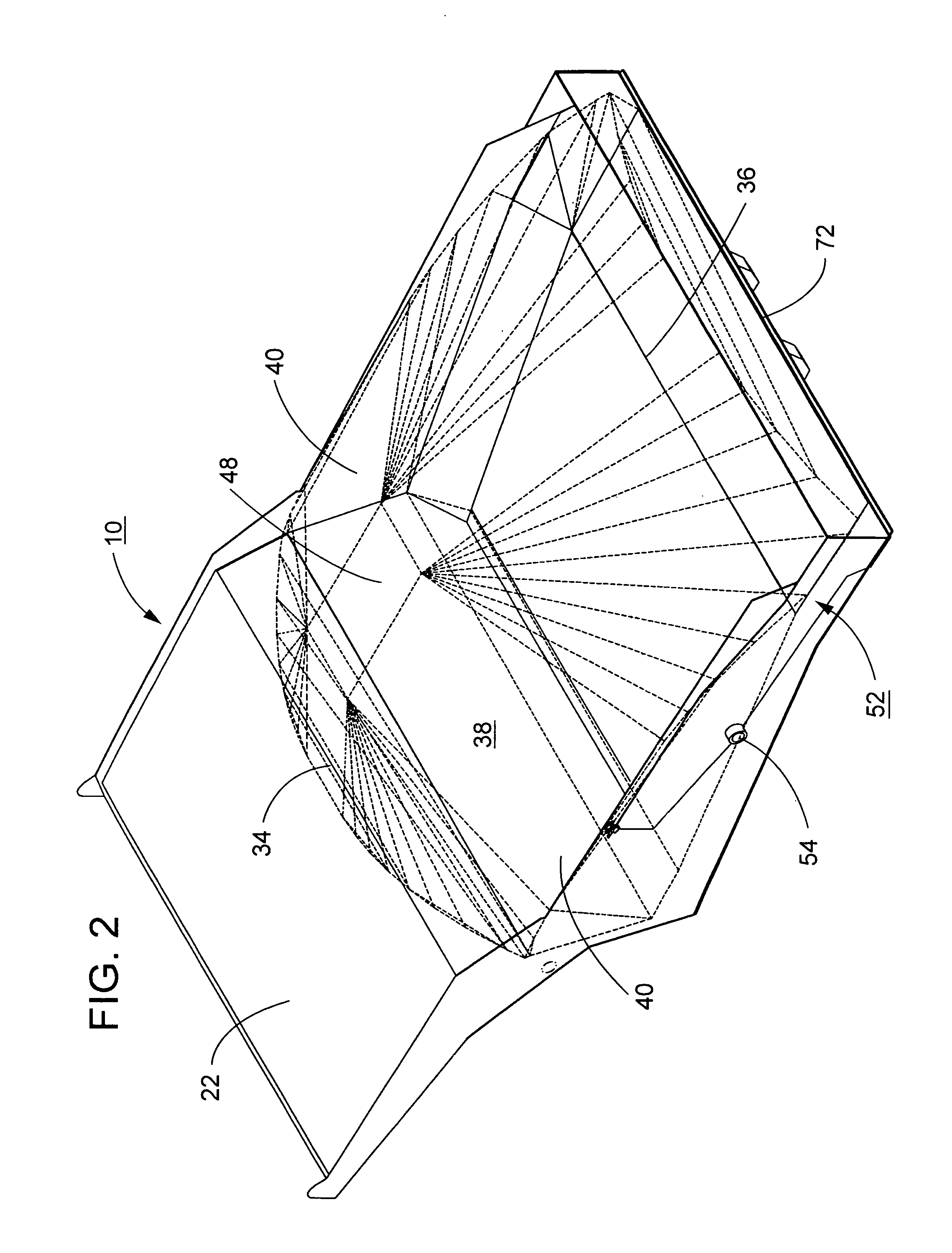 Severe application off-highway truck body