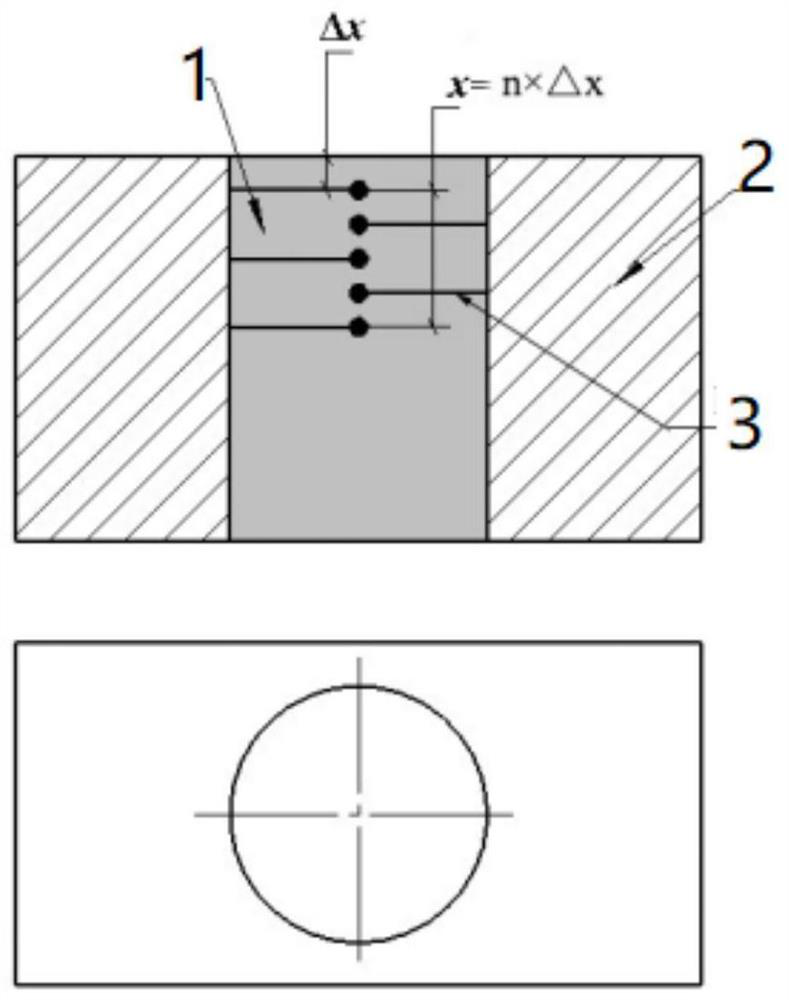 Tool for measuring gas-liquid two-phase heat flux density in rocket engine