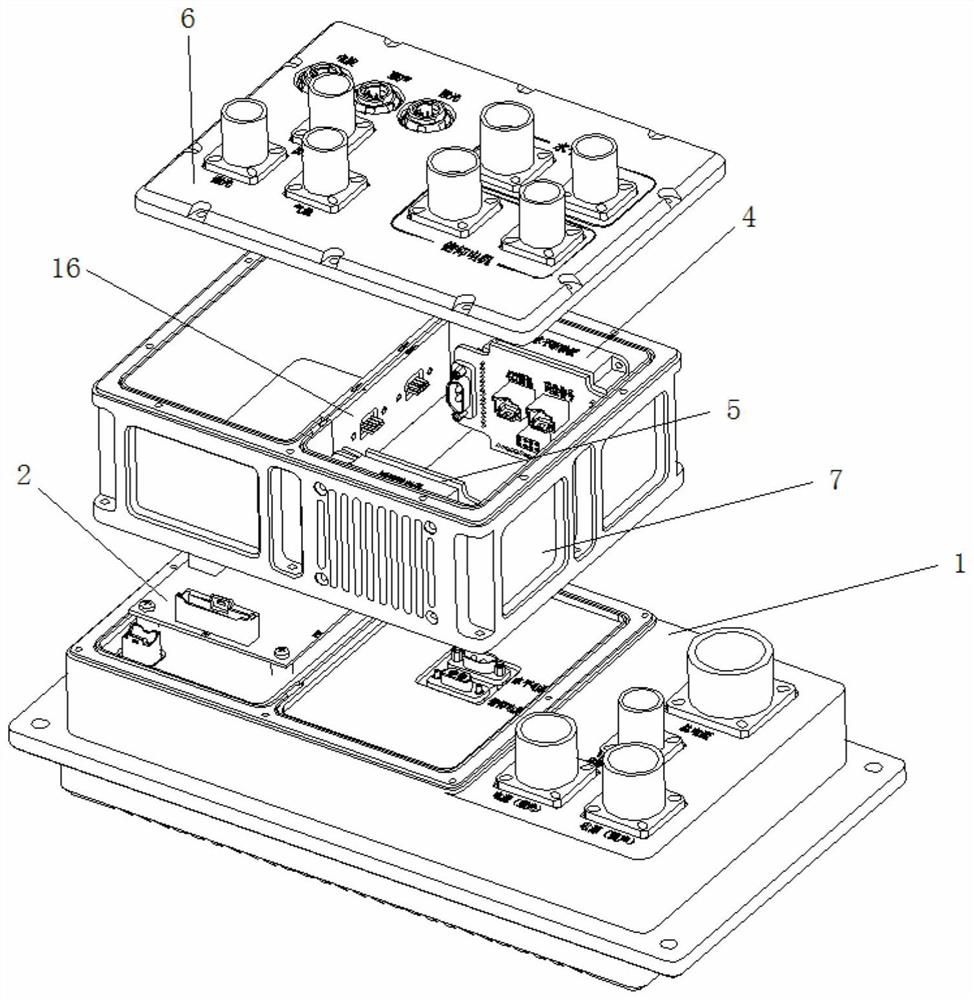 Small comprehensive control box suitable for remote programming control and use method of small comprehensive control box